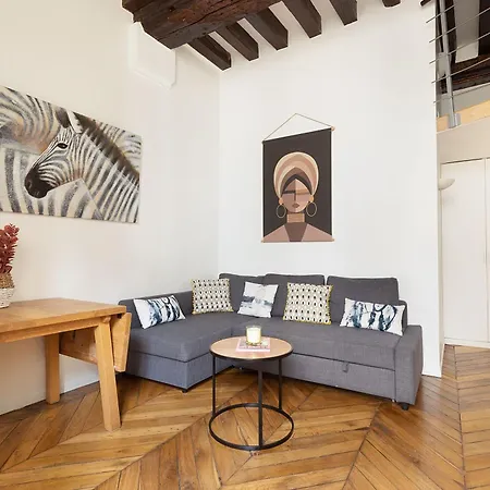 Louvre & Chatelet-1br Cosy Parigi